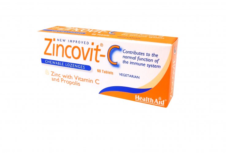 Health Aid Zincovit-C 60 ταμπλέτες